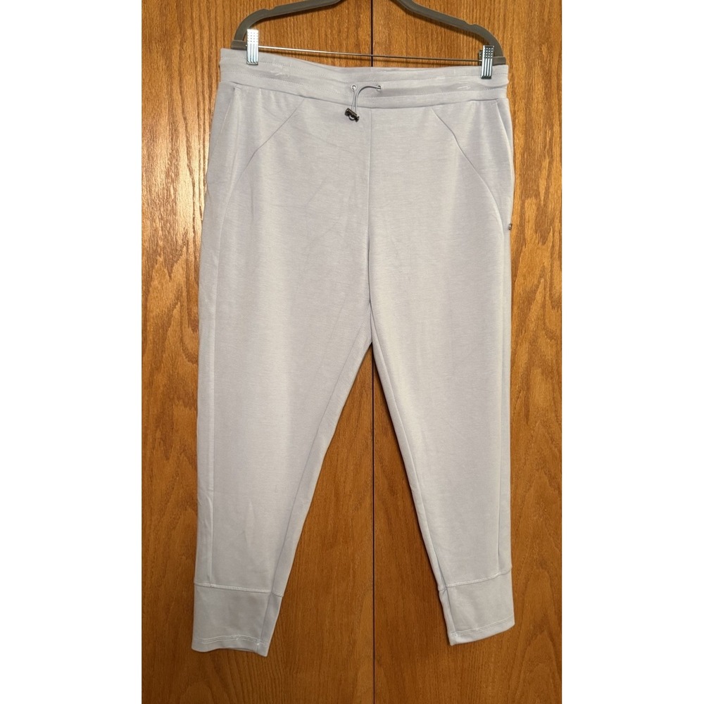 Nine West Active Joggers Pants Wm Plus‎ Size 1X Breathable Comfort Silvery Blue